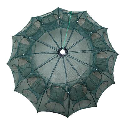 买一发二虾笼渔网折叠捕鱼笼子泥鳅龙虾网笼鱼网神器抓黄鳝笼地网