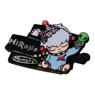 POPMART泡泡玛特小野Hirono 回声系列冰箱贴夹子盲盒玩具礼物