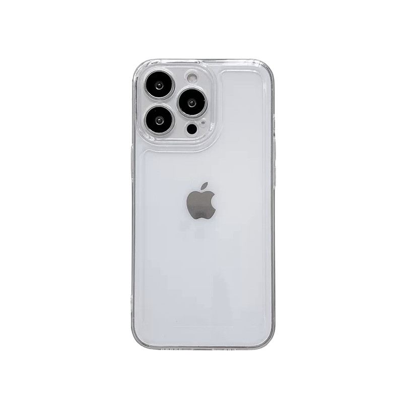 适用苹果18ProMax手机壳12Pro透明壳iPhone13/14硅胶15Pro软壳新款TPU太空壳7/8plus简约17air简约保护套批发