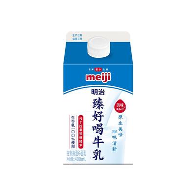 【Nicole老爷直播间】meiji明治 臻好喝牛乳3.5g蛋白质 400mL*6