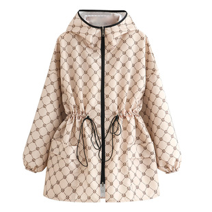 ins风外穿围裙家用厨房做饭防水罩衣夏季薄款长袖工作服大褂显瘦