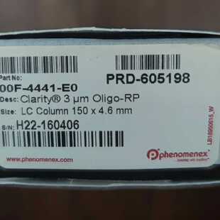 议价飞诺美Clarity? 3 μm Oligo-RP色谱柱00F-4441-E0 150 x 4.6