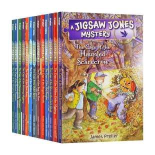 小侦探琼斯系列13册套装 英文原版 Jigsaw Jones 英文版 青少年课外阅读章节书 进口英语儿童侦探冒险推理章节小说