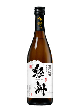 轻洲清酒720ml两瓶装送酒杯