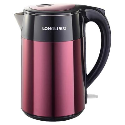 龙力电热水壶家用双层一体大容量不锈钢全自动断电保温烧开水壶