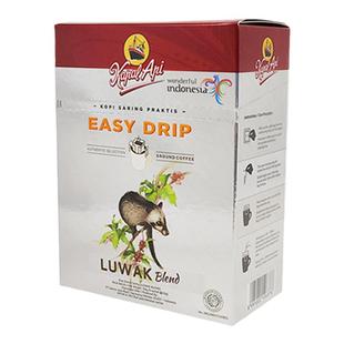 火船猫屎咖啡印尼原装进口巴厘岛麝香猫黑咖啡便携挂耳咖啡盒装