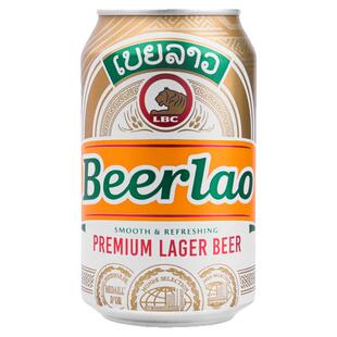 老挝原装进口精酿啤酒330ml*6罐Beerlo黄啤酒世界十佳黑啤酒整箱