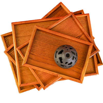 木盘较全的长方形托盘小号木托盘