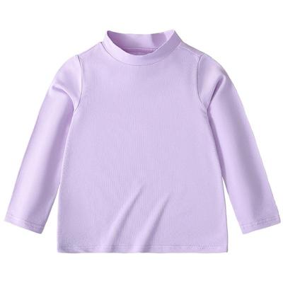 mqdmini秋儿童五A抑菌纯色打底衫