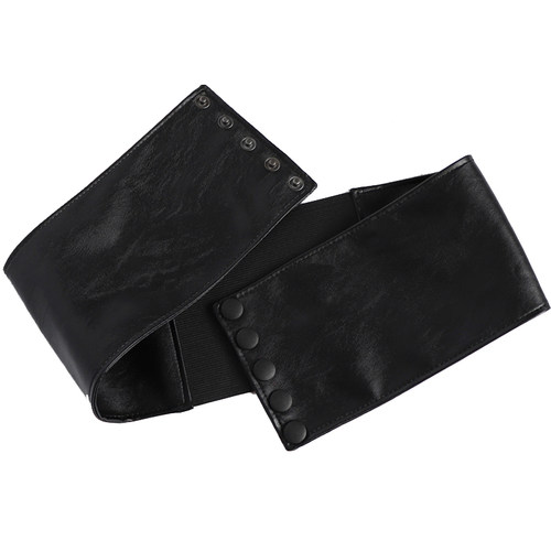 腰封外搭女装饰配裙子外穿复古束腰松紧宽黑腰带时尚韩版衬衫简约