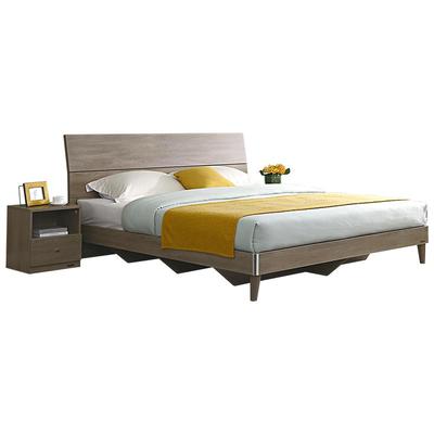 全友家居小户型卧室板式床