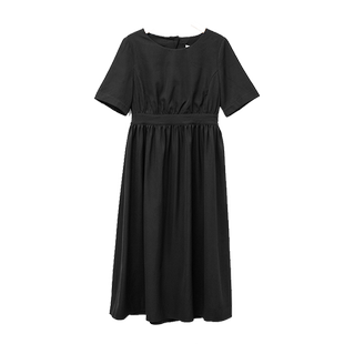 【品牌清仓】设计感仙女连衣裙女士夏季气质日韩风白色中长款裙子