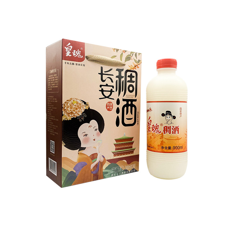 皇瑰稠酒礼盒装1.8L甜米酒醪糟