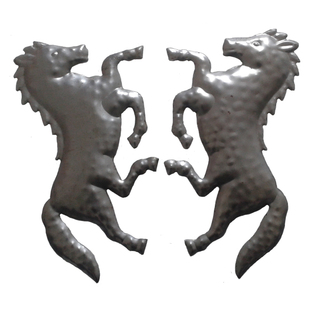 欧世艺铁花铁艺冲压配件批发A103&动物·左右边骏马 奔跑的马匹