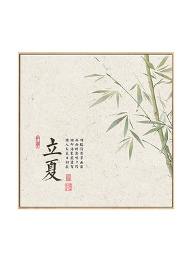 中医馆软装24节气挂图形象墙