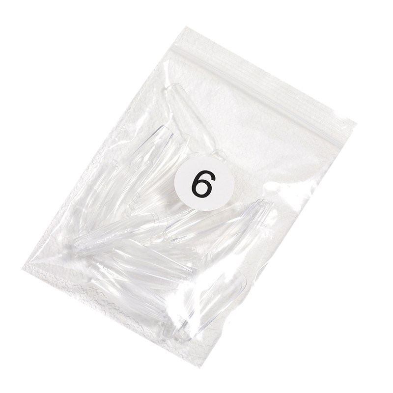 纳笛蔻单号甲片美甲店专用补充装全贴半贴超薄无痕甲片免打磨透明