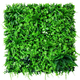 仿真植物绿植墙面花墙室内绿色背景塑料草皮墙假草坪装饰花草阳台