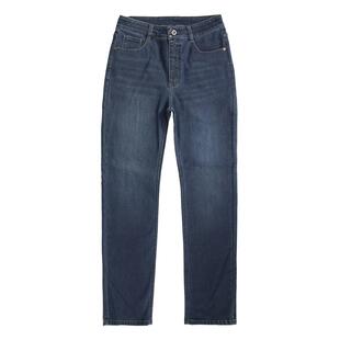 捷纯2025年新款春秋男士吸热保暖垂顺两面棉弹高腰宽松直筒牛仔裤