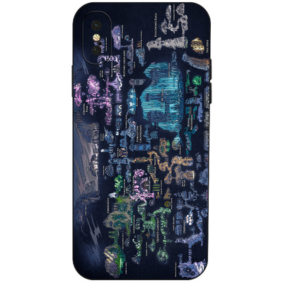 空洞骑士地图磁吸手机壳小众个性