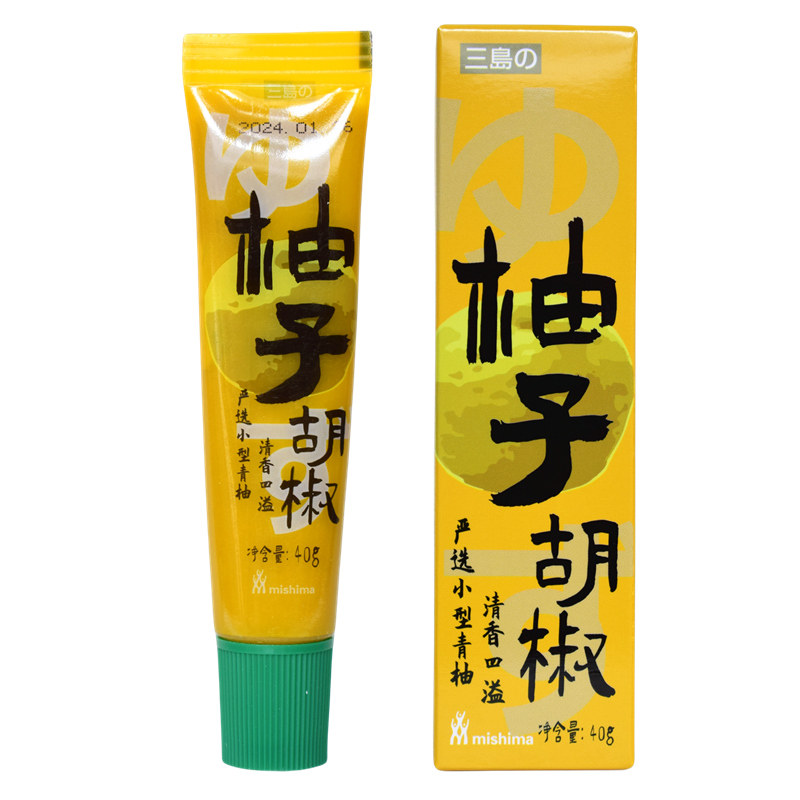三岛柚子胡椒酱辣椒酱柚子胡椒寿喜锅刺身三文鱼日本烧鸟酱料40g