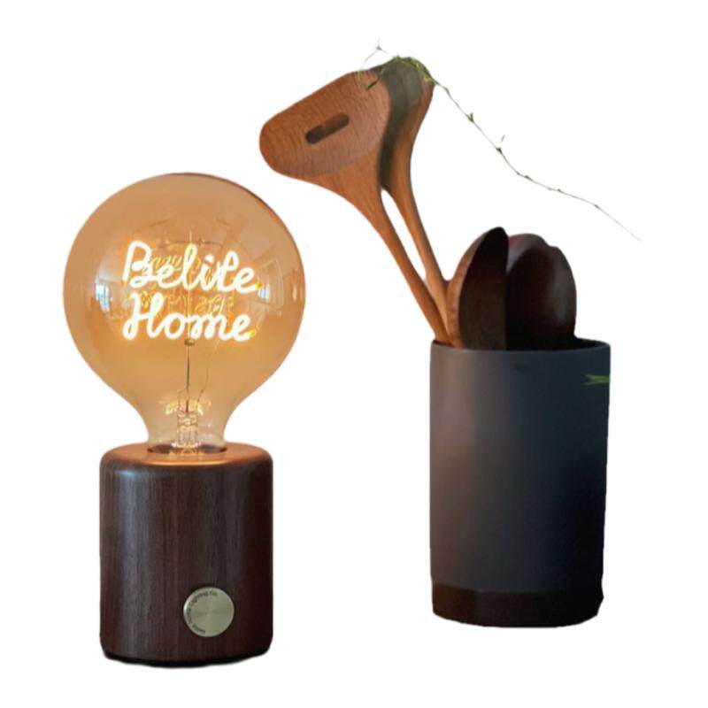 Belitehome定制小夜灯台灯氛围灯定制名字灯泡情侣生日创意礼物