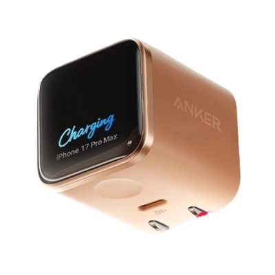 【iPhone17首选】Anker安克安心充Smart45W适用苹果新机充电器iPhone17ProMax充电头16Pro快充15手机14屏显