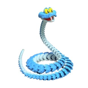 新款盖瑞一条蛇仿真模型疯狂动物城周边3d打印玩具迪士尼盲盒摆件