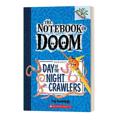 英文原版绘本 The Notebook of Doom #2 Day of the Night Crawlers 毁灭笔记2 儿童读物 英文版 进口英语原版书籍