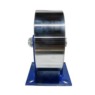 重型实心轨道轮移门滑轮平轮槽钢轮滚轮轴承平面钢轮定向轮导向轮