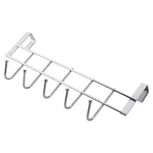 厨房橱柜门专用五连挂架内挂钩厨柜用架置物吊柜下挂毛巾挂挂衣钩