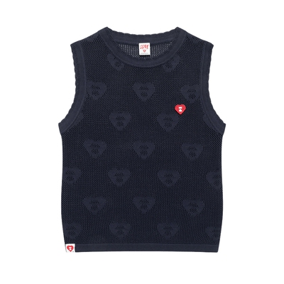 BAPE SS26 APEE by A BATHING APE学院风针织背心女款无袖修身