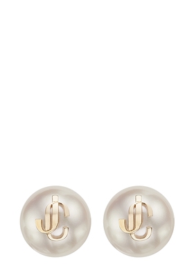 JIMMYCHOO/JCPEARLSTUDS耳钉