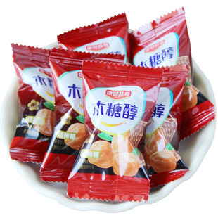 康健益嘉木糖醇话梅糖硬糖奶油话梅味不添加蔗糖解腻清新口气喜糖