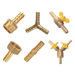 燃气管宝塔接头天然气煤气软管一分两路三通格林直接口快插转接头