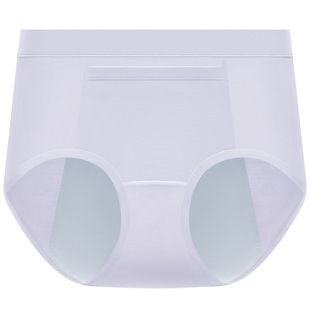 红豆女生理裤月经期防漏高腰带口袋抗菌纯棉裆透气大码内裤三角裤