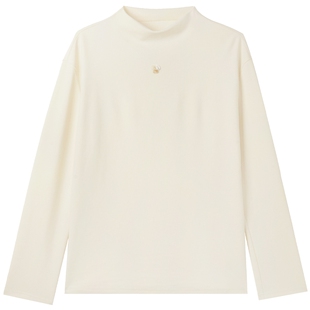 【商场同款】Marvalas2026春季新款t恤半高领廓形上衣M61R3264