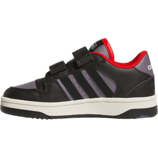 滔搏adidas阿迪达斯小童BREAK START运动训练魔术贴篮球鞋JQ0097