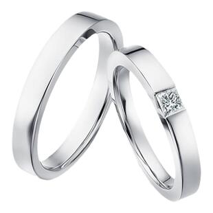 I-PRIMO对戒 PHILIA 铂金钻石戒指 刻字定制 官方iprimo艾璞俪梦