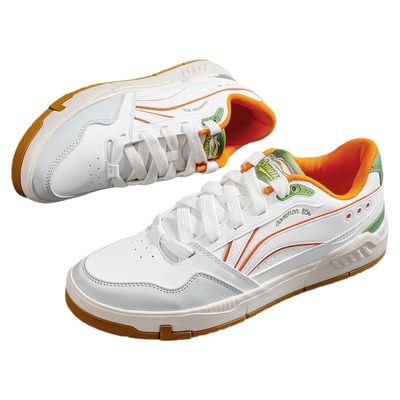 李宁板鞋男鞋2025春季新款COMMON 80s经典潮流软底休闲鞋AGCV023