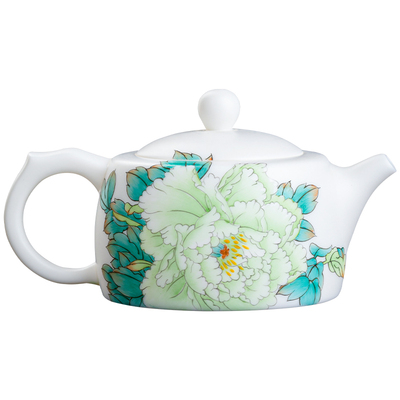 非遗传承人庄晓明手绘牡丹井栏壶