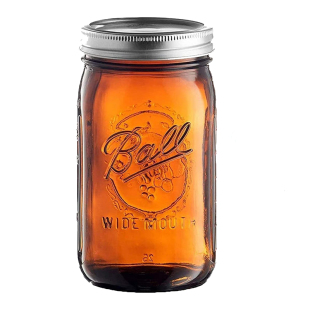 Mason Jar 梅森罐玻璃透明隔夜燕麦早餐杯密封罐奶昔果酱瓶饮料杯