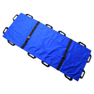 软担架移位带折叠担架家用上下楼应急救援老人单架消防牛津布担架