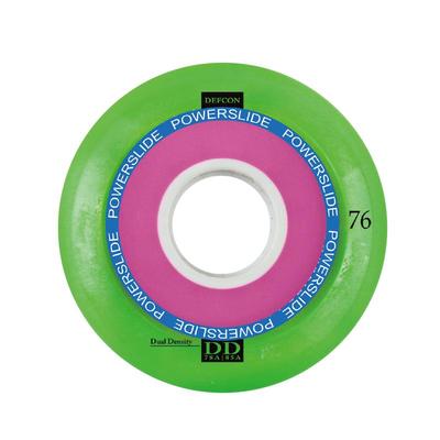 Powerslide宝狮莱专业平花双硬度轮耐磨续滑4颗一组