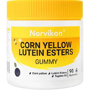 Norvikon诺维肯先目叶黄素软糖保护儿童眼睛防蓝光成人视力玉米味