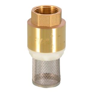 黄铜水泵止回底阀井底抽吸水机4分6分1寸单向阀黄铜水泵阀止逆阀