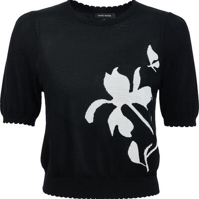 VeroModa莱赛尔花卉提花针织衫