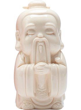 德化白瓷Q版孔子摆件教师节礼物