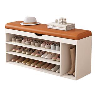 换鞋凳家用门口鞋柜坐凳一体简易鞋架进门软包坐垫可坐入户穿鞋凳