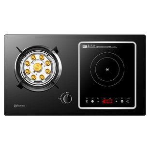 气电两用燃气灶嵌入式电磁炉一体电陶炉一气电灶双灶台家用煤气灶