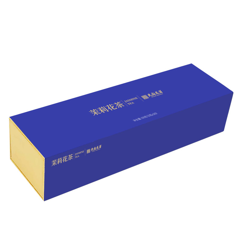 川茶集团天府龙芽四川派茉莉花茶银针飘雪八窨礼盒装60g